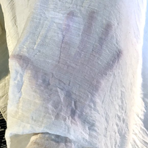 ivory light weight poncho - Picture 7 of 9